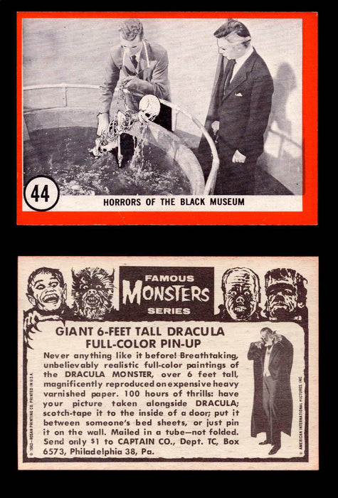 Famous Monsters 1963 Vintage Trading Cards You Pick Singles #1-64 #44  - TvMovieCards.com