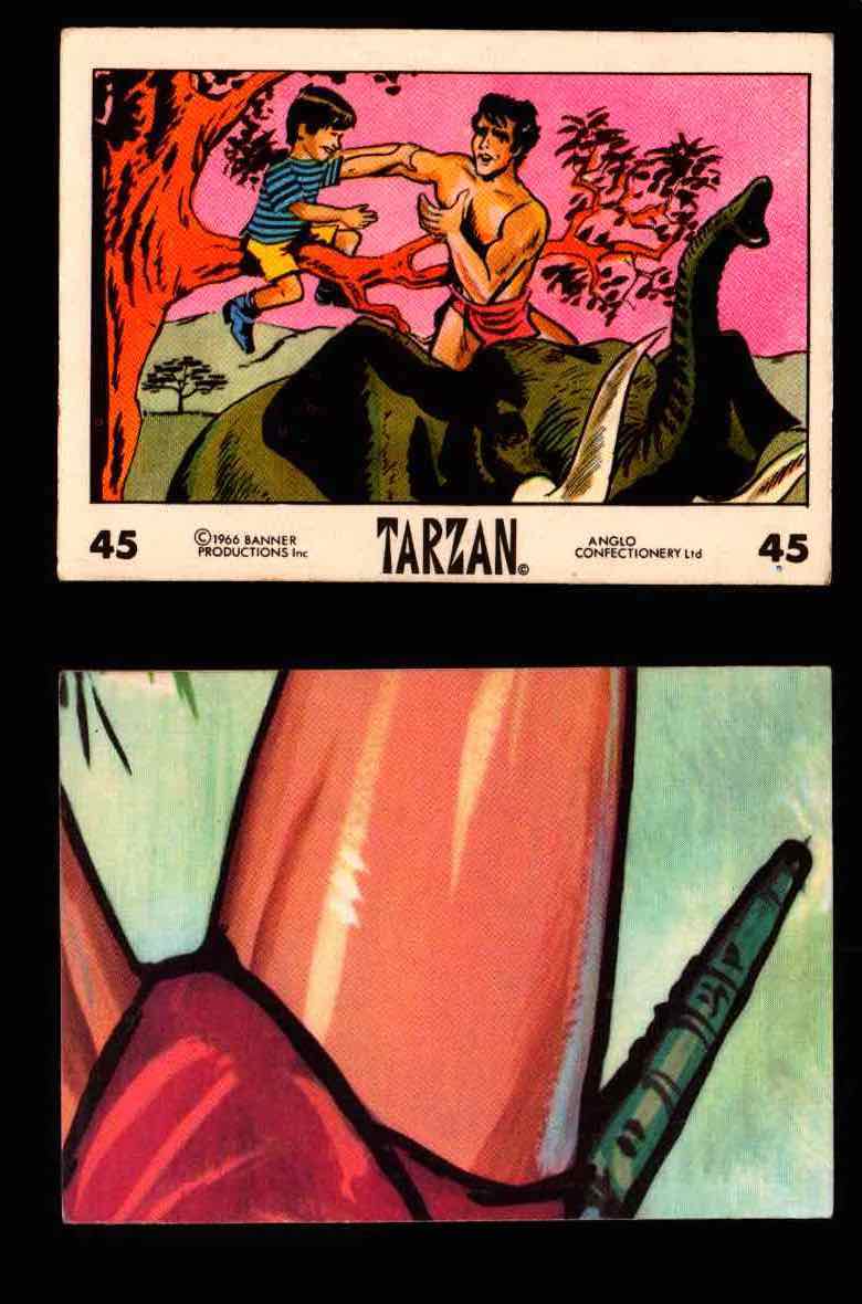 1966 Tarzan Banner Productions Vintage Trading Cards You Pick Singles #1-66 #45  - TvMovieCards.com