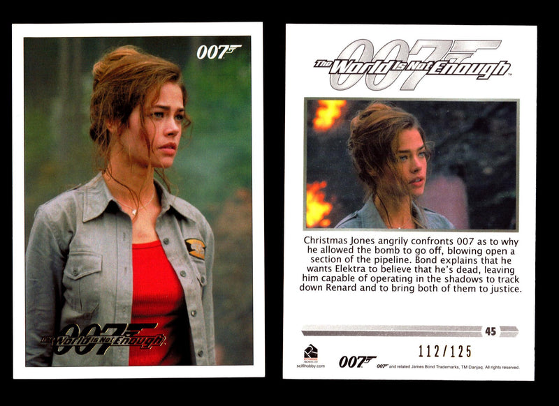 James Bond Classics 2016 World is Not Enough Gold Foil Parallel Card You Pick Nu #45  - TvMovieCards.com