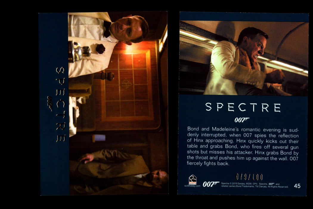 James Bond Archives 2016 Spectre Gold Parallel Card You Pick Singles #1-#76 #45  - TvMovieCards.com