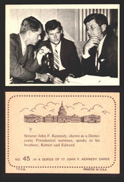1964 The Story of John F. Kennedy JFK Topps Trading Card You Pick Singles #1-77 #45  - TvMovieCards.com