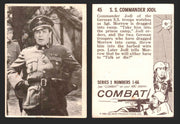 1963 Combat Series I Donruss Selmur Vintage Card You Pick Singles #1-66 45   S. S. Commander Jodl  - TvMovieCards.com