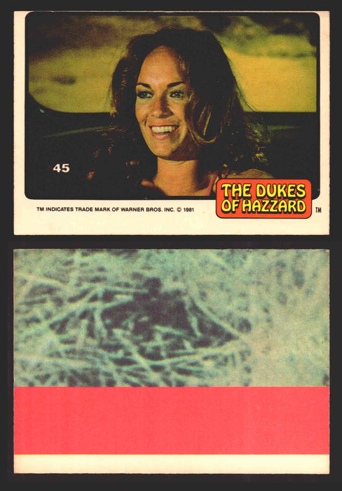 1981 Dukes of Hazzard Sticker Trading Cards You Pick Singles #1-#66 Donruss 45   Daisy Duke  - TvMovieCards.com