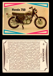 1972 Street Choppers & Hot Bikes Vintage Trading Card You Pick Singles #1-66 #45   Honda 750  - TvMovieCards.com