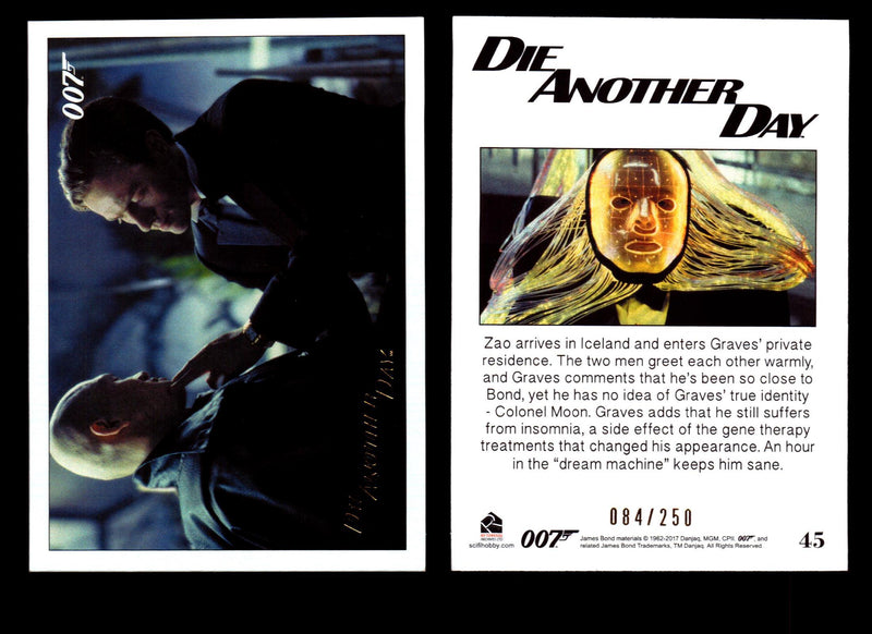 James Bond Archives 2017 Final Edition Die Another Day Gold Parallel Card Single #45  - TvMovieCards.com