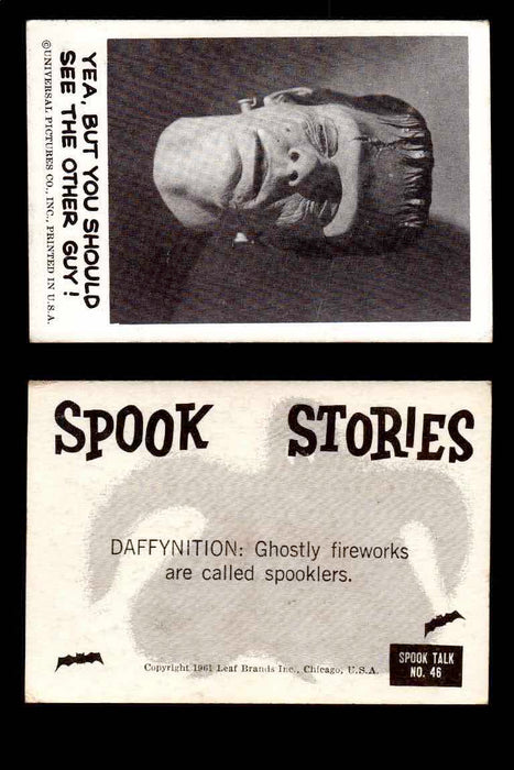 1961 Spook Stories Series 1 Leaf Vintage Trading Cards You Pick Singles #1-#72 #46  - TvMovieCards.com