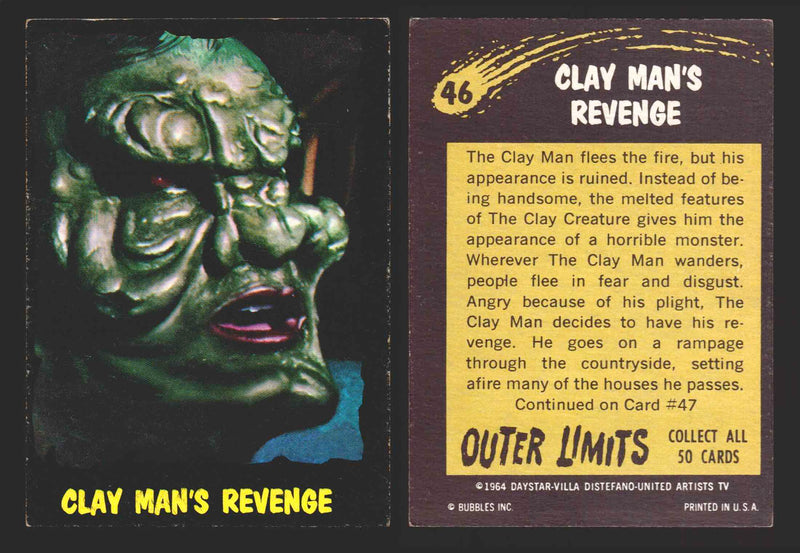 1964 Outer Limits Bubble Inc Vintage Trading Cards #1-50 You Pick Singles #46  - TvMovieCards.com