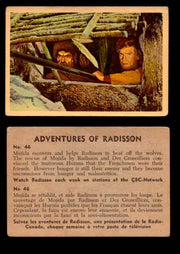 1957 Adventures of Radisson (Tomahawk) TV Vintage Card You Pick Singles #1-50 #46  - TvMovieCards.com