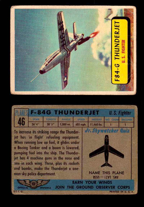 1957 Planes Series I Topps Vintage Card You Pick Singles #1-60 #46  - TvMovieCards.com