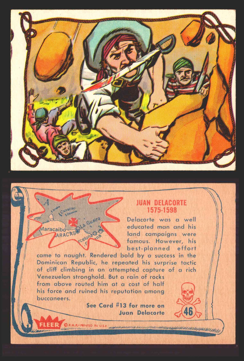 1961 Pirates Bold Vintage Trading Cards You Pick Singles #1-#66 Fleer 46   Juan Delacorte  - TvMovieCards.com