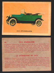 1959 Parkhurst Old Time Cars Vintage Trading Card You Pick Singles #1-64 V339-16 46	1915 Studebaker  - TvMovieCards.com