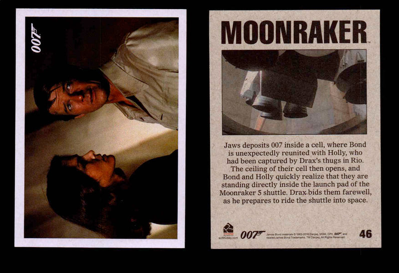 James Bond Archives Spectre Moonraker Movie Throwback U Pick Single Cards #1-61 #46  - TvMovieCards.com