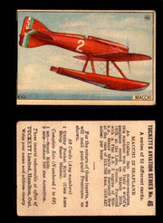 1929 Tucketts Aviation Series 1 Vintage Trading Cards You Pick Singles #1-52 #46 Macchi 52' Seaplane  - TvMovieCards.com
