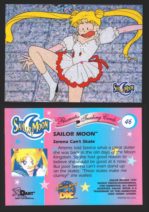 1997 Sailor Moon Prismatic You Pick Trading Card Singles #1-#72 Cracked 46   Serena Can't Skate  - TvMovieCards.com