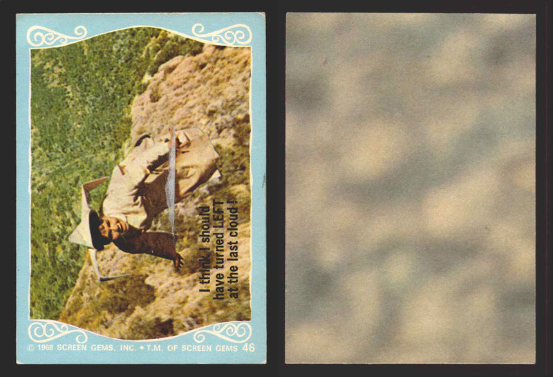 The Flying Nun Vintage Trading Card You Pick Singles #1-#66 Sally Field Donruss 46   I think I should have turned LEFT at the last cloud!  - TvMovieCards.com