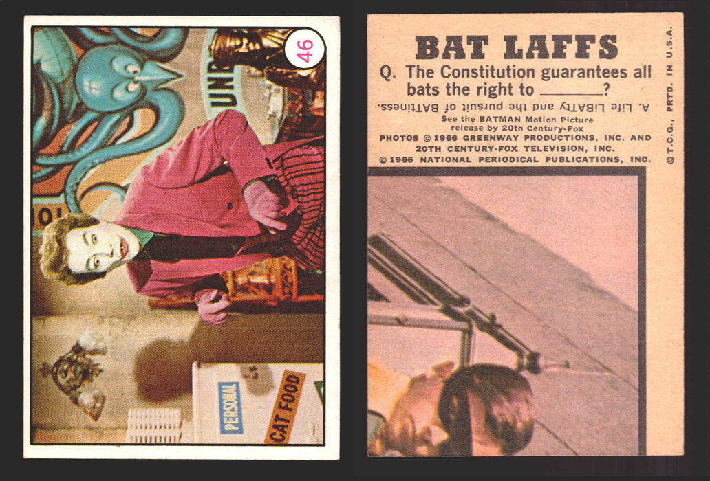 Batman Bat Laffs Vintage Trading Card You Pick Singles #1-#55 Topps 1966 #46  - TvMovieCards.com