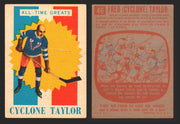 1960-61 Topps Hockey NHL Trading Card You Pick Single Cards #1 - 66 EX/NM 46 Fred "Cyclone" Taylor All-Time Greats  - TvMovieCards.com