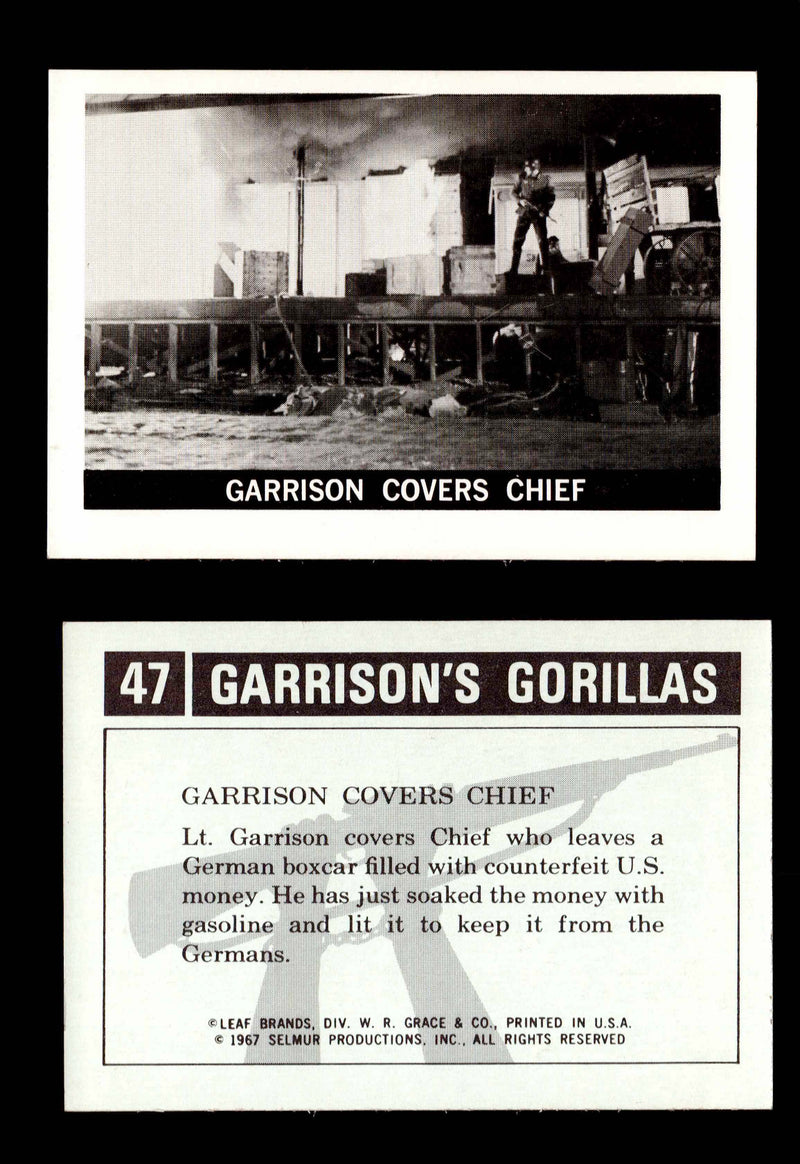 Garrison's Gorillas Leaf 1967 Vintage Trading Cards #1-#72 You Pick Singles #47  - TvMovieCards.com