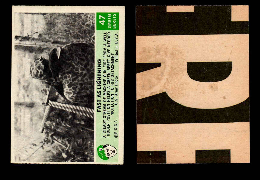1966 Green Berets PCGC Vintage Gum Trading Card You Pick Singles #1-66 #47  - TvMovieCards.com