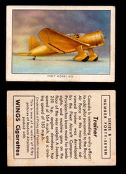 1941 Modern American Airplanes Series B Vintage Trading Cards Pick Singles #1-50 47	 	Fleet Model 60L  - TvMovieCards.com