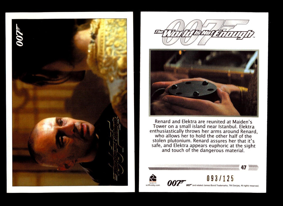 James Bond Classics 2016 World is Not Enough Gold Foil Parallel Card You Pick Nu #47  - TvMovieCards.com