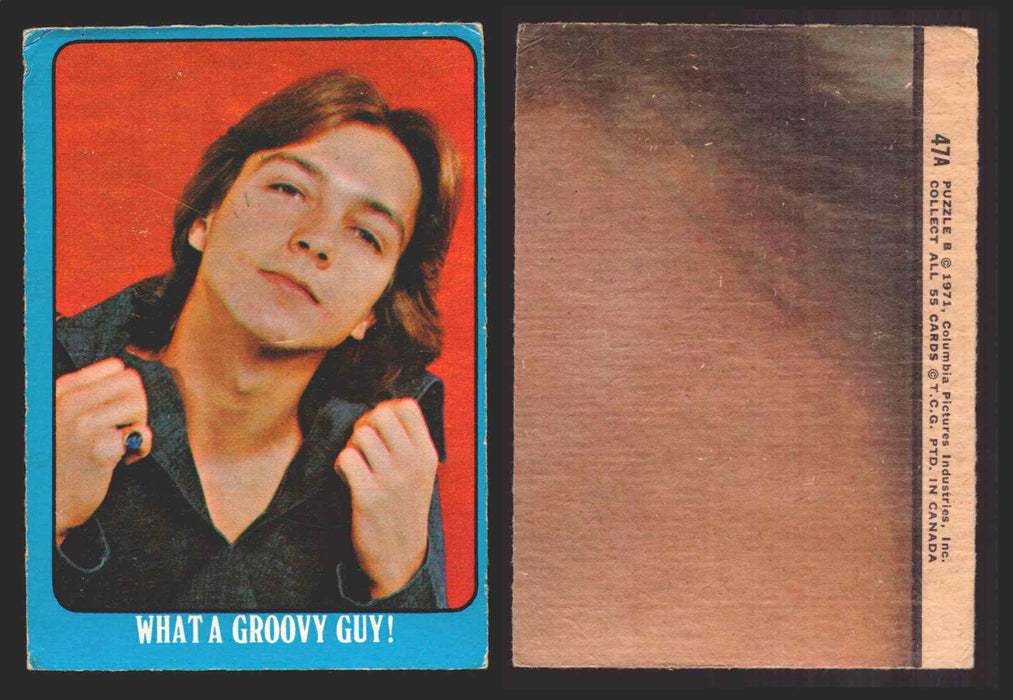 1971 The Partridge Family Series 2 Blue You Pick Single Cards #1-55 O-Pee-Chee 47A  - TvMovieCards.com