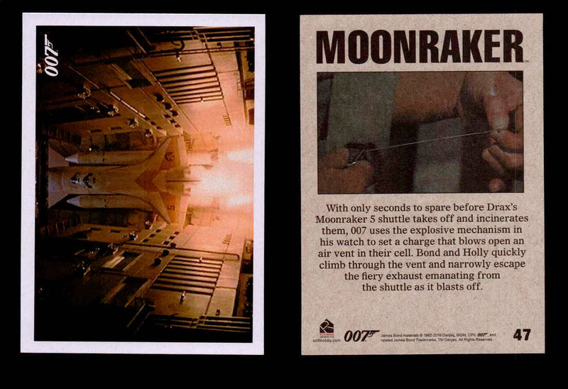 James Bond Archives Spectre Moonraker Movie Throwback U Pick Single Cards #1-61 #47  - TvMovieCards.com