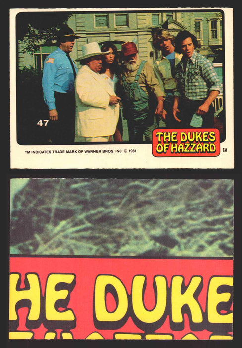 1981 Dukes of Hazzard Sticker Trading Cards You Pick Singles #1-#66 Donruss 47   Cleatus Boss Hog Daisy Jesse Bo and Luke  - TvMovieCards.com