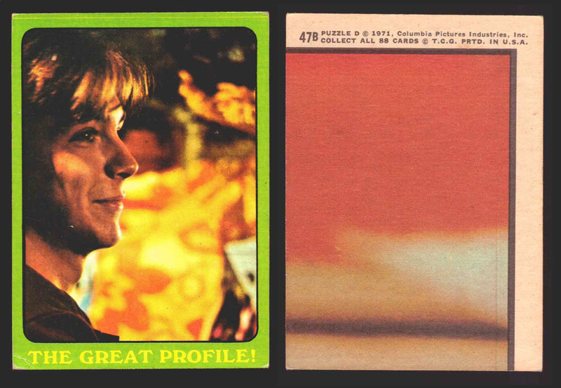 1971 The Partridge Family Series 3 Green You Pick Single Cards #1-88B Topps USA #	47B   The Great Profile!  - TvMovieCards.com