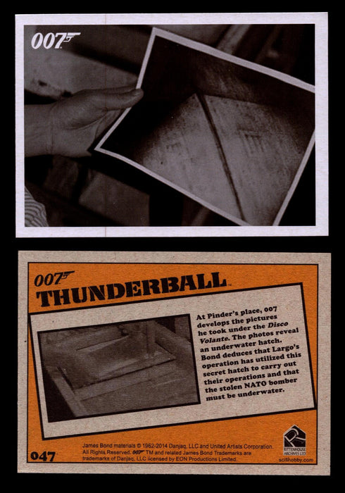 James Bond Archives 2014 Thunderball Throwback You Pick Single Card #1-99 #47  - TvMovieCards.com