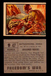 1950 Freedom's War Korea Topps Vintage Trading Cards You Pick Singles #1-100 #47  - TvMovieCards.com