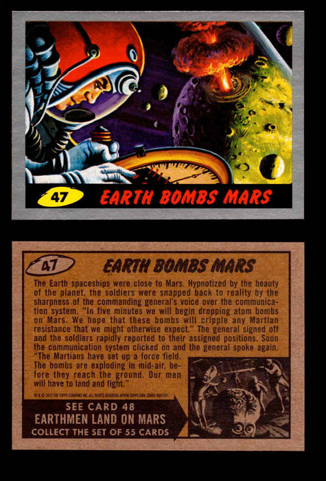 2012 Mars Attacks Silver Parallel You Pick Single Trading Card #1-55 Topps #47  - TvMovieCards.com