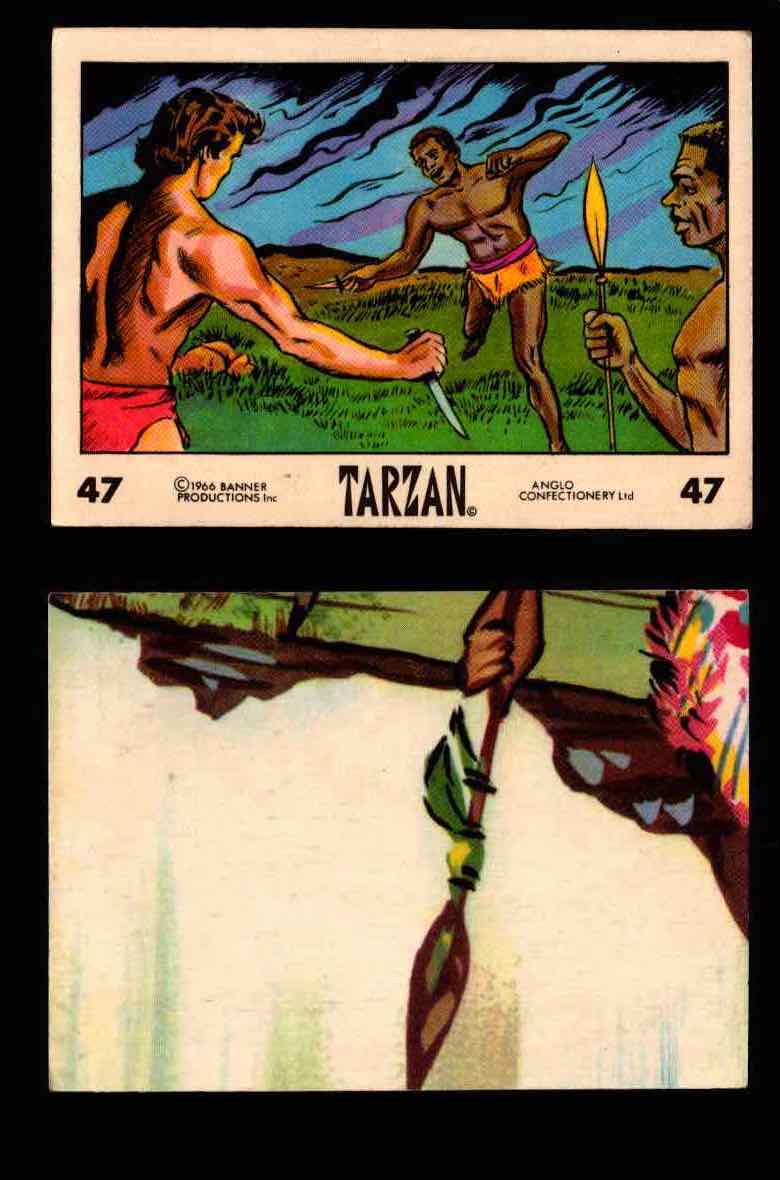 1966 Tarzan Banner Productions Vintage Trading Cards You Pick Singles #1-66 #47  - TvMovieCards.com
