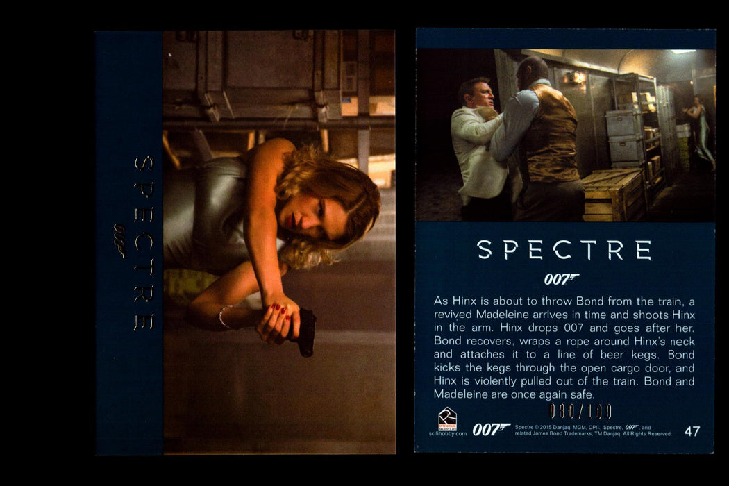 James Bond Archives 2016 Spectre Gold Parallel Card You Pick Singles #1-#76 #47  - TvMovieCards.com
