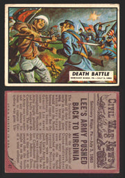 1962 Civil War News Topps TCG Trading Card You Pick Single Cards #1 - 88 47   Death Battle  - TvMovieCards.com