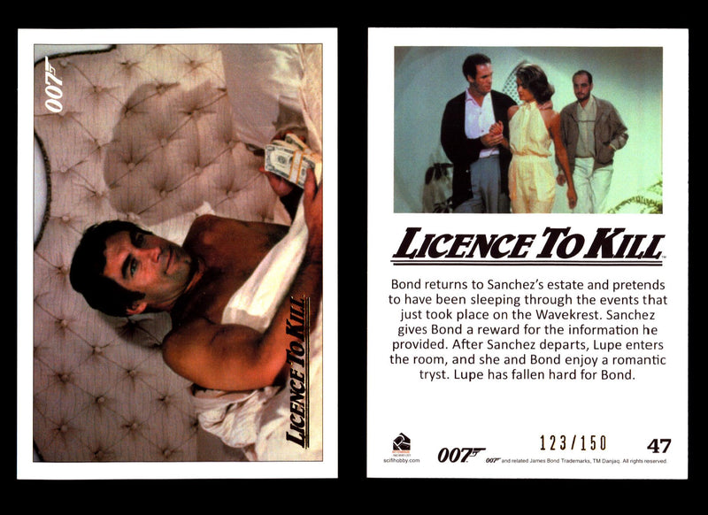 James Bond Classics 2016 Licence To Kill Gold Foil Parallel Card You Pick Single #47  - TvMovieCards.com