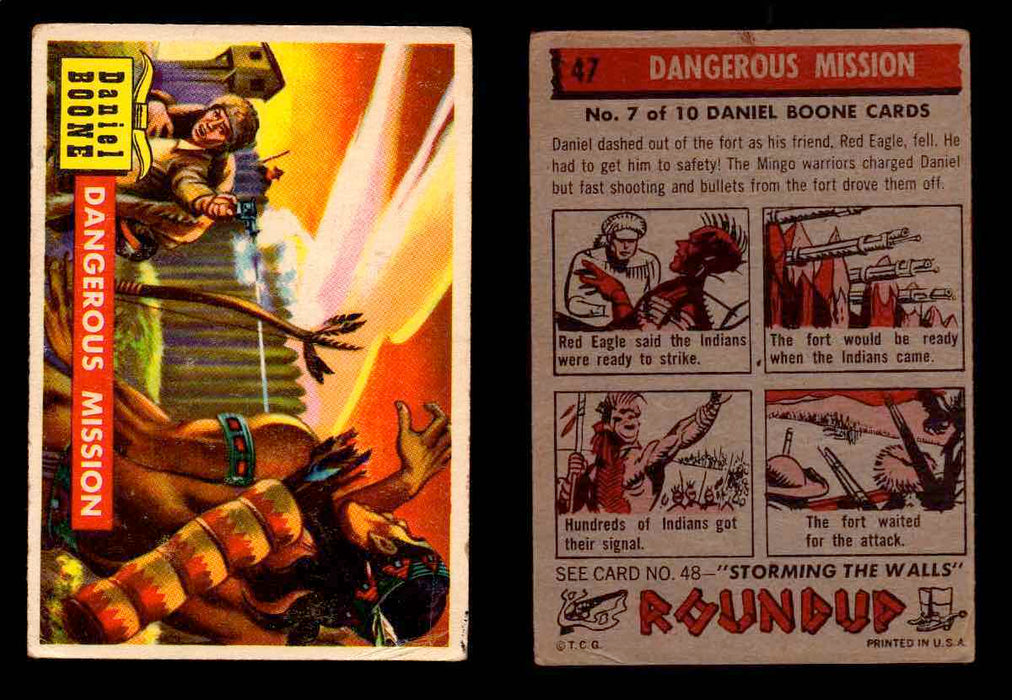 1956 Western Roundup Topps Vintage Trading Cards You Pick Singles #1-80 #47  - TvMovieCards.com