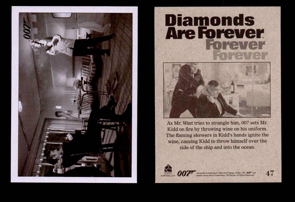 James Bond Archives Spectre Diamonds Are Forever Throwback Single Cards #1-48 #47  - TvMovieCards.com