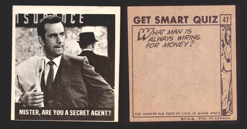 1966 Get Smart Vintage Trading Cards You Pick Singles #1-66 OPC O-PEE-CHEE #47  - TvMovieCards.com