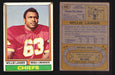 1974 Topps Football Trading Card You Pick Singles #1-#528 G/VG/EX #	480	Willie Lanier (HOF)  - TvMovieCards.com