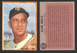 1962 Topps Baseball Trading Card You Pick Singles #400-#499 VG/EX #	482 Sam Mele - Minnesota Twins  - TvMovieCards.com