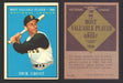 1961 Topps Baseball Trading Card You Pick Singles #400-#499 VG/EX #	486 Dick Groat - Pittsburgh Pirates MVP (stained)  - TvMovieCards.com