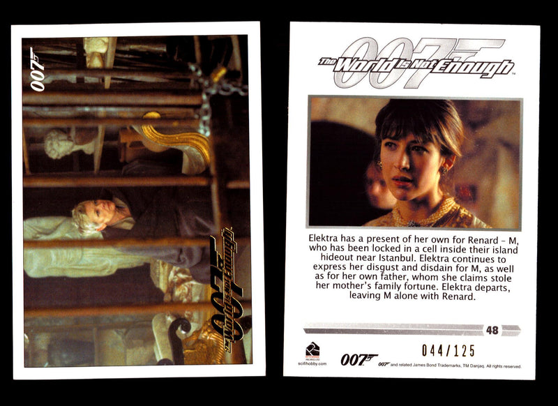 James Bond Classics 2016 World is Not Enough Gold Foil Parallel Card You Pick Nu #48  - TvMovieCards.com