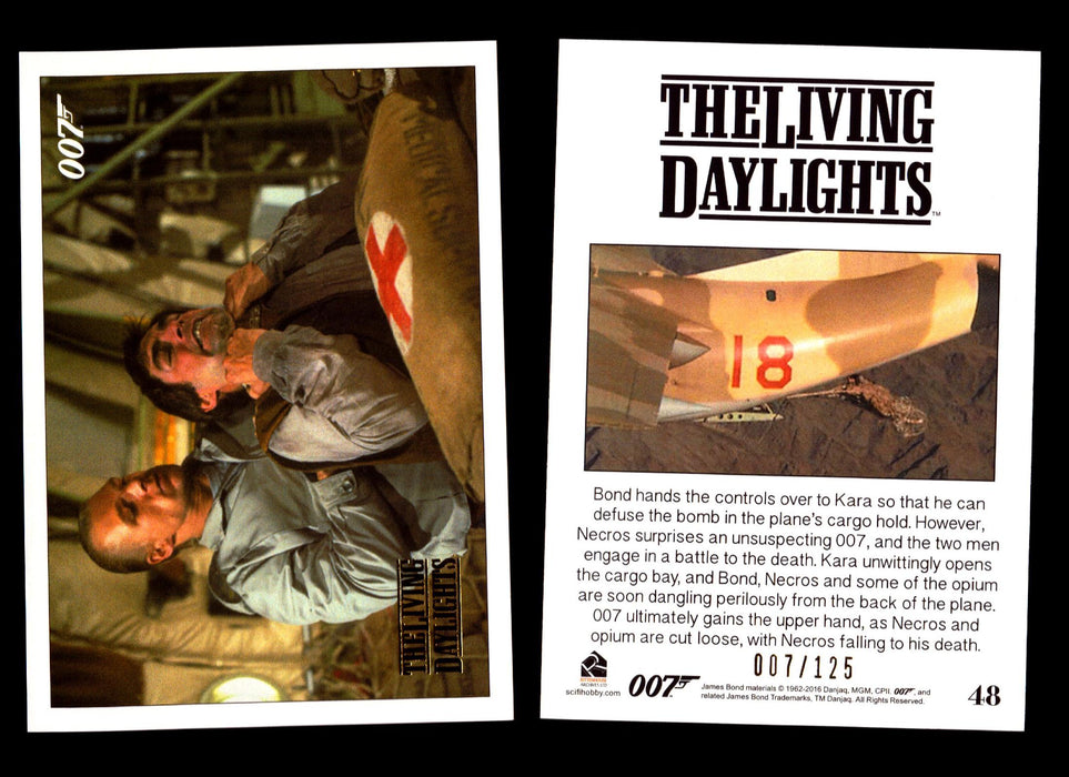 James Bond Archives The Living Daylights Gold Parallel Card You Pick Single 1-55 #48  - TvMovieCards.com