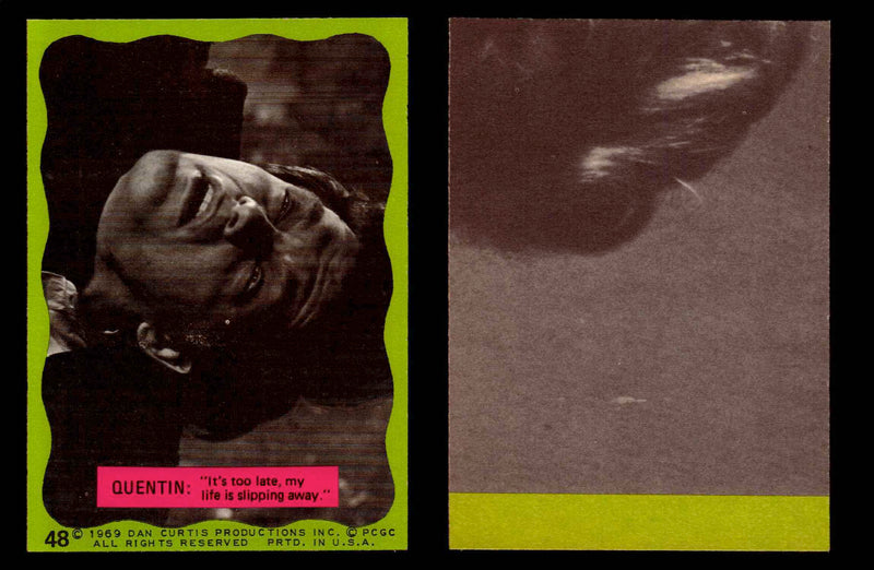 Dark Shadows Series 2 (Green) Philadelphia Gum Vintage Trading Cards You Pick #48  - TvMovieCards.com