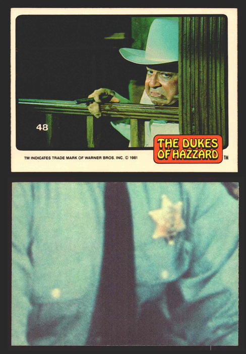 1981 Dukes of Hazzard Sticker Trading Cards You Pick Singles #1-#66 Donruss 48   Boss Hog  - TvMovieCards.com