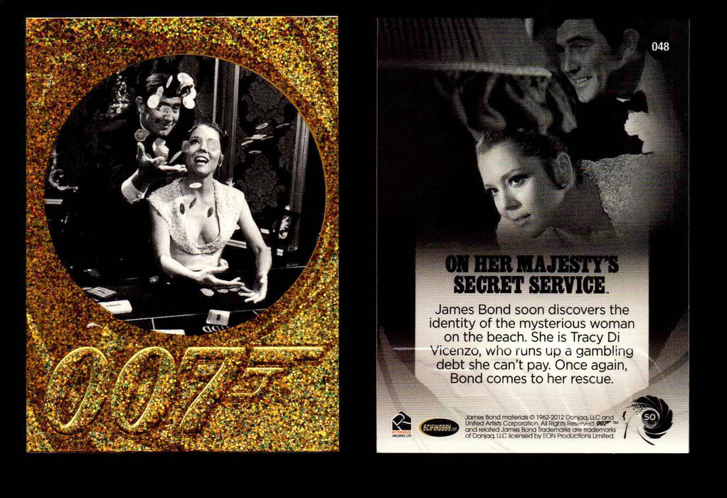 James Bond 50th Anniversary Series Two Gold Parallel Chase Card Singles #2-198 #48  - TvMovieCards.com
