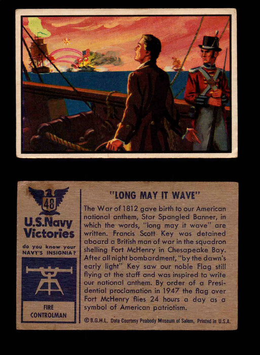 1954 U.S. Navy Victories Bowman Vintage Trading Cards You Pick Singles #1-48 #48  - TvMovieCards.com
