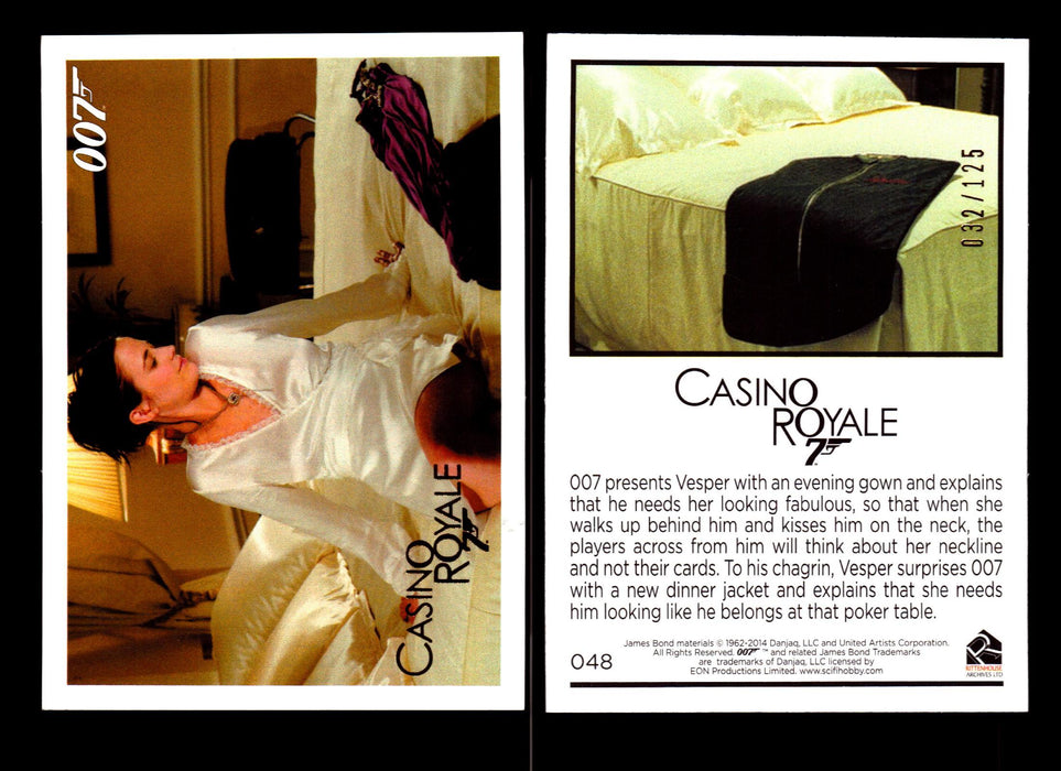 James Bond Archives 2014 Casino Royal Gold Parallel Card You Pick Number #48  - TvMovieCards.com