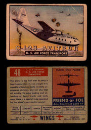 1952 Wings Topps TCG Vintage Trading Cards You Pick Singles #1-100 #48  - TvMovieCards.com
